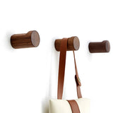 Nurlin Minimalistische Beuken- & Notenhouten Wandhaak
