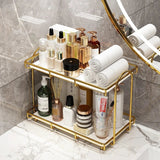 AquaSteel DuoShelf – Waterdichte Dubbele Badkamerplank