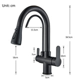 Touch Mengkraan | Chroom Gepolijst | Koud & Warm Water | Uittrekbare Sproeikop