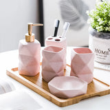 Keramische Badkameraccessoireset – Scandinavische Stijl