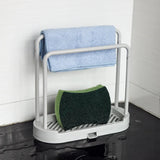 FlexiDry – Afneembare Doek- & Sponshouder voor Spoelbak en Badkamer