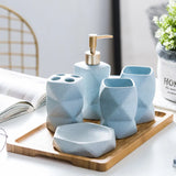 Keramische Badkameraccessoireset – Scandinavische Stijl