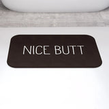 GirlbossMood Design Badmat – Antislip Microfiber Badkamerkleed met Statement Print