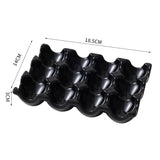 OvoLux Keramische Eierhouder – 6- & 12-Vaks Design Eiertray voor Keuken & Koelkast