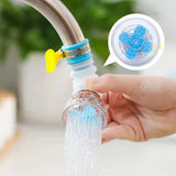 EcoStream 360 – Universele Waterbesparende Kraanbubbler met Rotatie Nozzle