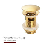 Push Down Pop-Up Afvoerplug – Messing
