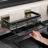 AquaSink Aluminium Keuken Opbergrek – Zelf-afvoerend Gootsteenrek