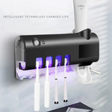 SolarBright UV Tandenborstelhouder met Tandpasta Dispenser