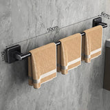 AquaShelf Wandgemonteerd Badkamerschap – 1-Laags Aluminium Organizer