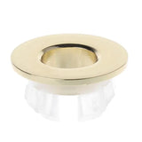 LuxDrain RingCover – Messing Overloopring voor Wastafel