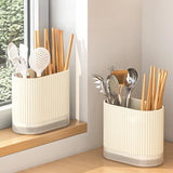 Organix – Multifunctionele Keukenbestekhouder met Afvoer & Wandmontage (Zonder Boren)