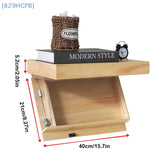 MagicVault Verborgen Wandplank – Zwevende Plank met Geheime Opbergkamer
