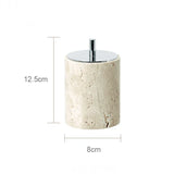 Travèra Beige Travertin Badkamer Accessoires Set
