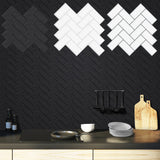 Herringbone Luxe – Zelfklevende Wandtegels