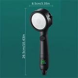 AquaVision LED Douchekop met Digitale Temperatuurweergave – Hoge Druk