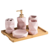Keramische Badkameraccessoireset – Scandinavische Stijl