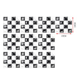 DecoMosaic 10-delige Set 3D Mozaïek Tegelstickers