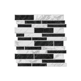 LuxeMarmer Zwart-Wit Marmerlook Wandstickers
