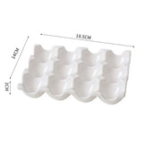 OvoLux Keramische Eierhouder – 6- & 12-Vaks Design Eiertray voor Keuken & Koelkast