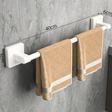 AquaShelf Wandgemonteerd Badkamerschap – 1-Laags Aluminium Organizer