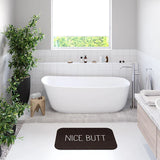 GirlbossMood Design Badmat – Antislip Microfiber Badkamerkleed met Statement Print