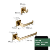 Steelora Badkamerhardware Set – Geborsteld RVS