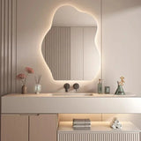 NordiGlow Onregelmatige LED-Spiegel – Scandinavisch Design