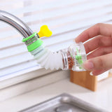 EcoStream 360 – Universele Waterbesparende Kraanbubbler met Rotatie Nozzle