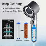 AquaPure Skincare Filter Douchekop – 3 Modi