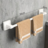 AquaShelf Wandgemonteerd Badkamerschap – 1-Laags Aluminium Organizer