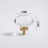 LuxoraCrystal Champagne Knop