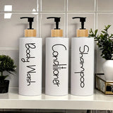 EcoStyle 3-Delige Navulbare Zeepdispenser Set - 500 ml