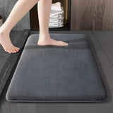 AquaVelours Super Absorberende Badmat – Ultra Antislip Deurmat van Koraalfluweel