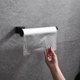 LUXROLLO - Zelfklevende RVS Toiletrolhouder (Verlengd & Zonder Boren)