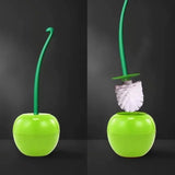 Toiletborstelhouder in Kersvorm – Rood, Groen of Wijnrood | Milieuvriendelijk & Decoratief