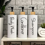 EcoStyle 3-Delige Navulbare Zeepdispenser Set - 500 ml