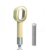 AquaGlow Beauty Filter-douchekop – Hoge druk, waterbesparend en gezuiverd douchen – Rond handmodel