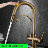 TouchFlow Touch Keukenkraan – Uittrekbaar
