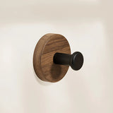 Houten Walnoot Hangende Hanger – Zwart of Wit