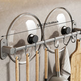 CookEase Keuken Wandrek – Multifunctionele Organizer voor Deksel, Spatel & Kookgerei