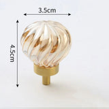 LuxoraCrystal Champagne Knop