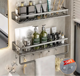 AquaWall Zelfklevende Badkamerplank – Wandmontage