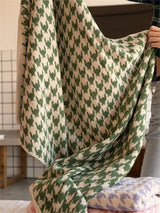 HoundLuxe Vintage Pied-de-Poule Katoenen Gezichtshanddoek