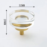 LuxoraCrystal Champagne Knop