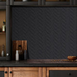 Herringbone Luxe – Zelfklevende Wandtegels