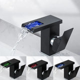 Wastafelkraan met Watervaluitloop – 2-Gats