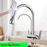 TouchFlow Touch Keukenkraan – Uittrekbaar