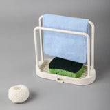 FlexiDry – Afneembare Doek- & Sponshouder voor Spoelbak en Badkamer