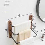 AquaRail Wandgemonteerde Handdoekstang – Minimalistisch Design