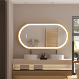 LUVODI Luxe Ovale LED Badkamerspiegel